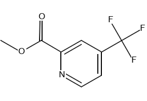2-PYRIDINECARBOXYLIC ACID, 4-(TRIFLUOROMETHYL)-, METHYL ESTER structure, CAS 455941-78-3