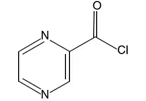 2-PYRAZINECARBONYL CHLORIDE structure, CAS 19847-10-0