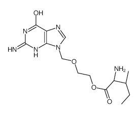Acyclovir Isoluecinate structure, CAS 142963-63-1
