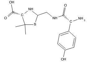 Amoxicillin EP Impurity E structure, CAS 1356020-01-3