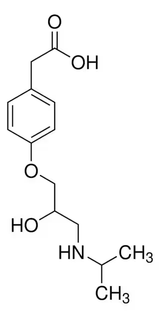 Atenlol Impurity G structure, CAS 56392-14-4
