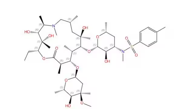 Azithromycin Impurity G structure, CAS 612069-31-5