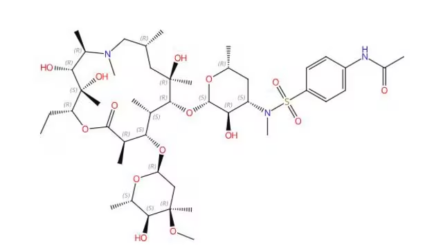 Azithromycin Impurity H structure, CAS 612069-30-4