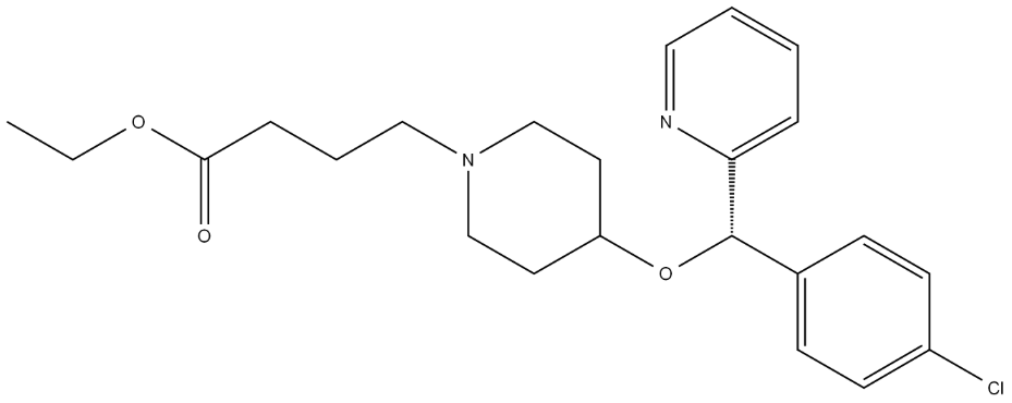 Bepotastine Ethyl ester structure, CAS 190730-39-3