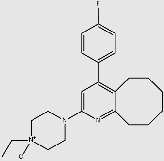 Blonanserin N oxide structure, CAS 142838-82-2