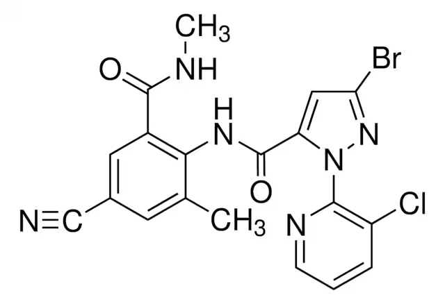 Cyantraniliprole structure, CAS 736994-63-1