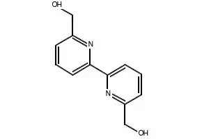 6,6′-bis(hydroxymethyl)-2,2′-bipyridine structure, CAS 74065-63-7