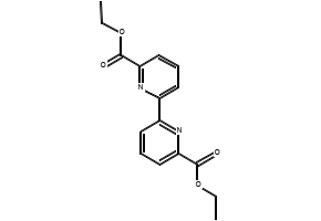 DIETHYL 2,2'-BIPYRIDINE-6,6'-DICARBOXYLATE structure, CAS 65739-40-4