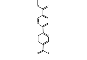 5,5'-diMethoxycarbonyl-2,2'-bipyridine structure, CAS 1762-45-4