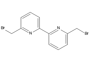 2-(broMoMethyl)-6-(6-(broMoMethyl)pyridin-2-yl)pyridine structure, CAS 96517-97-4
