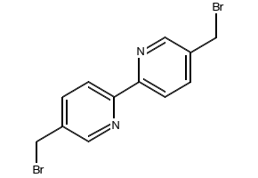 5,5'-Bis(bromomethyl)-2,2'-bipyridine structure, CAS 92642-09-6