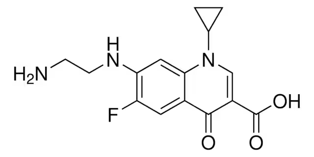 Ciprofloxacin EP Impurity-C (crude) structure, CAS 103222-12-4
