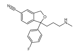 Didesmethylcitalopram structure, CAS 62498-67-3