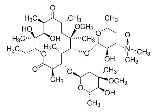 Clarithromycin N-Oxide structure, CAS 118074-07-0