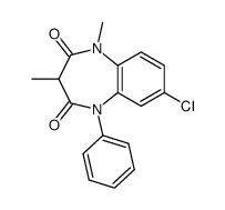 Clobazam Impurity C structure, CAS 22316-16-1