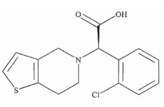 Clopidogrel Carboxylic acid structure, CAS 44457-28-3