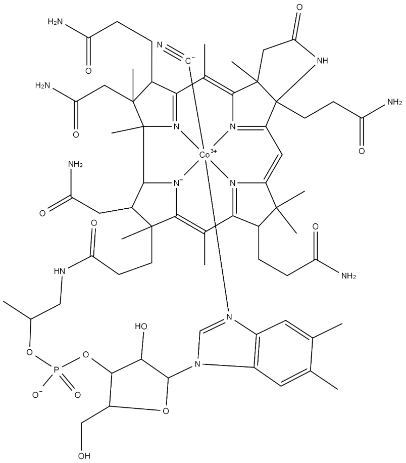 Cyanocobalamin Impurity D structure, CAS 23388-02-5