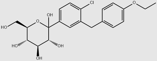 Dapagliflozin R-furanose structure, CAS 461432-27-9