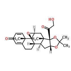 Desonide Epoxide structure, CAS 39672-75-8
