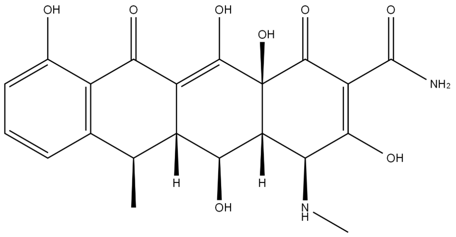 N Desmethyl Doxycycline (Crude) structure, CAS 86271-83-2