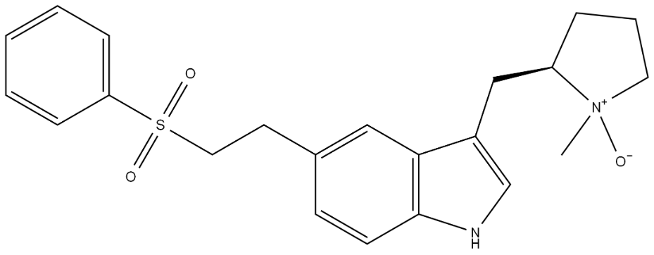 Elitriptan N-oxide structure, CAS 1217641-89-8