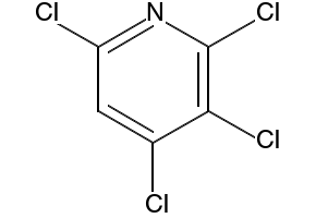 2,4,5,6-TETRACHLOROPYRIMIDINE structure, CAS 14121-36-9