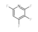 2,3,4,6-TETRAFLUOROPYRIDINE structure, CAS 3512-13-8