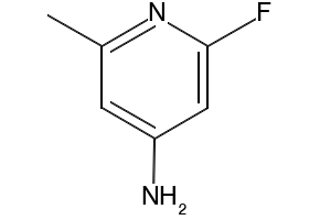 6-fluoro-4-methylpyridin-2-amine structure, CAS 1393557-04-4