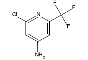 4-Amino-2-chloro-6-(trifluoromethyl)pyridine structure, CAS 34486-22-1