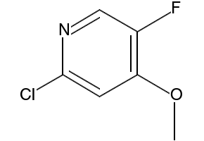 2-chloro-5-fluoro-4-Methoxypyridine structure, CAS 1211515-16-0