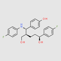 Ezetimibe Diol (Crude) structure, CAS 1374250-08-4