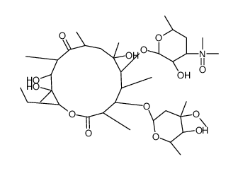 Erythromycin N-oxide structure, CAS 992-65-4