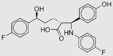 Ezetimibe Azetidinone Ring opened impurity structure, CAS 1391053-63-6