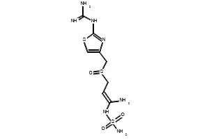 Famotidine sulfoxide structure, CAS 90237-03-9