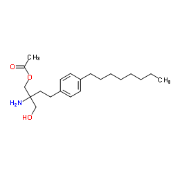 Fingolomide o-acetyl amino alcohol structure, CAS 1807973-92-7