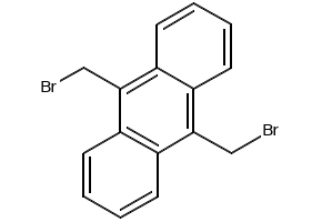 9,10-Bis(bromomethyl)anthracene structure, CAS 34373-96-1