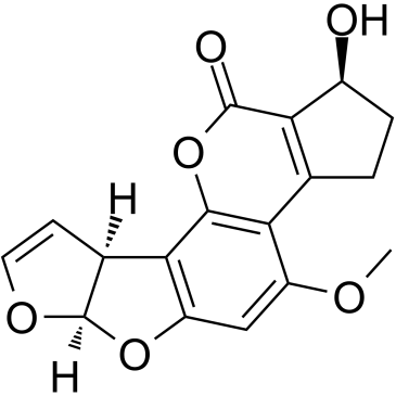 AFLATOXICOL I NATURAL ISOMER*VACUUM DRIE D structure, CAS 29611-03-8