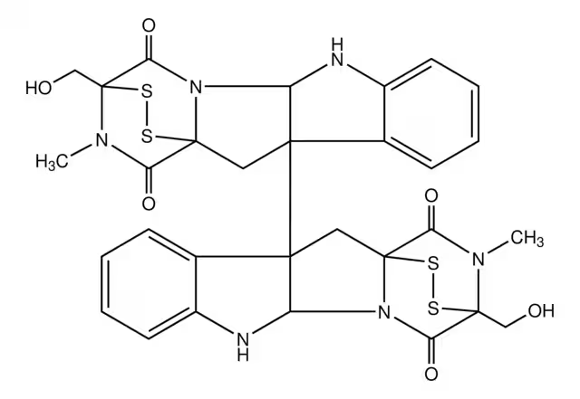 CHAETOCIN FROM CHAETOMIUM MINUTUM structure, CAS 28097-03-2