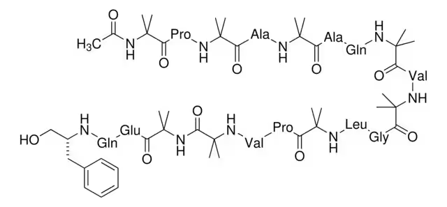 ALAMETHICINRESEARCH GRADE structure, CAS 27061-78-5