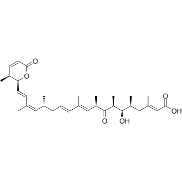 LEPTOMYCIN A structure, CAS 87081-36-5