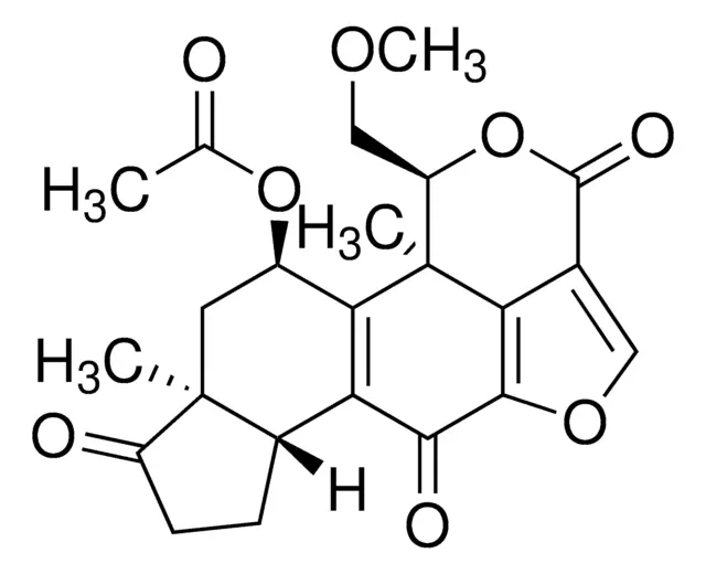 WORTMANNIN structure, CAS 19545-26-7