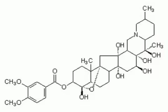 VERATRIDINE structure, CAS 71-62-5