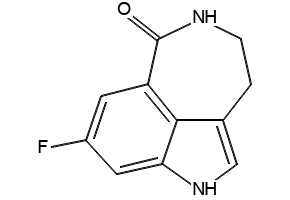 8-fluoro-1,3,4,5-tetrahydro-azepino[5,4,3-cd]indol-6-one structure, CAS 1408282-26-7