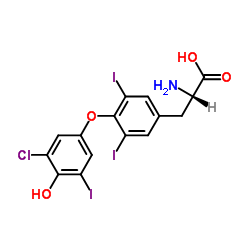 Levothyroxine Impurity-B (Crude) structure, CAS 1628720-66-0
