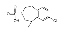 Lorcaserin sulfate structure, CAS 1361572-46-4