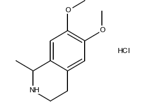 1-ISOPROPYL-6,7-DIMETHOXY-1,2,3,4-TETRAHYDROISOQUINOLINE HYDROCHLORIDE structure, CAS 214046-76-1