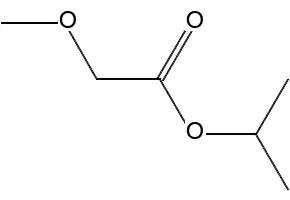 isopropyl 2-Methoxyacetate structure, CAS 17640-21-0