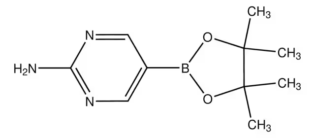2-Aminopyrimidine-5-boronic Acid Pinacol Ester structure, CAS 40296-38-7