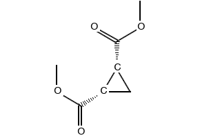 DIMETHYL CIS-1,2-CYCLOPROPANEDICARBOXYLATE structure, CAS 826-34-6