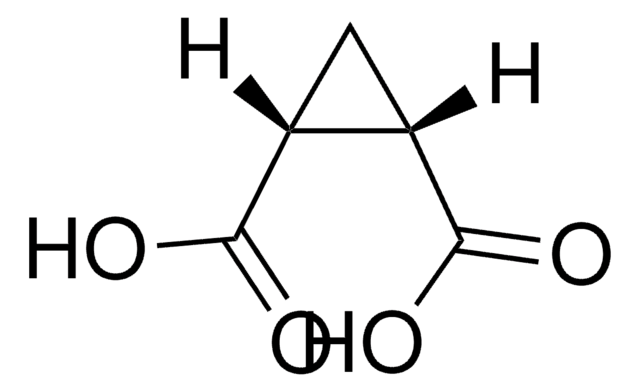 cis-1,2-Cyclopropane dicarboxylic acid structure, CAS 696-74-2